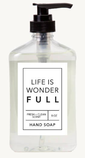 8 Oz Wonderfull Hand Soap