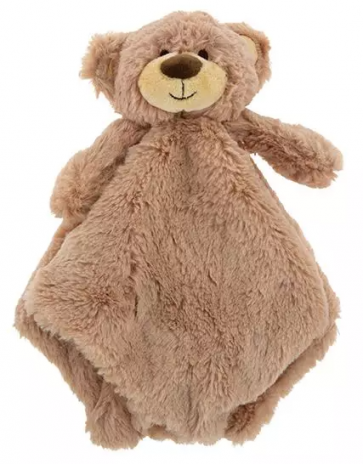 Animal Blankie with Rattle - Brown Bear