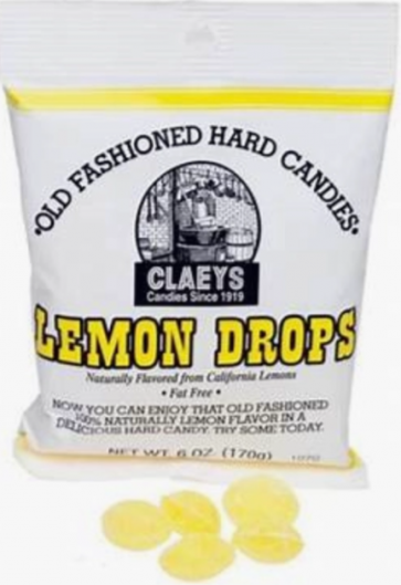 Claey's Lemon Sanded Hard Candy