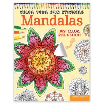 Color Your Own Stickers Mandalas