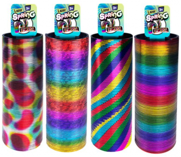 Colorful Lazer Spring Toys