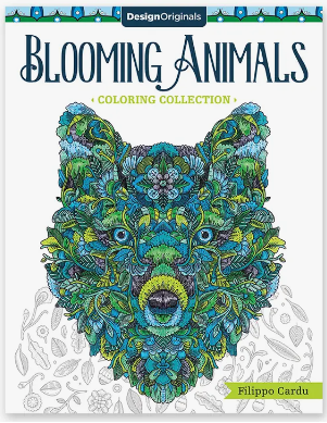 Coloring Book-Blooming Animals