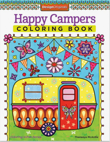 Coloring Book-Happy Camper