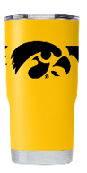 Gametime Sidekicks Iowa 20 oz Tumbler with Stripes