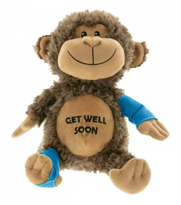 Get Well Soon Autograph Monkey