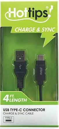 Hottips Sync/Charge USB Type C- 4 FT
