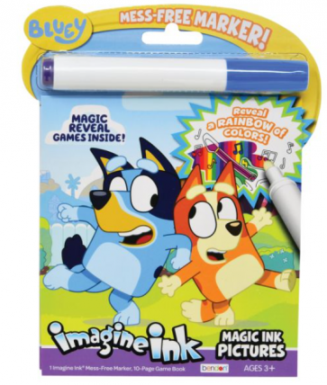 Imagine Ink Mess-Free Game Book - Bluey