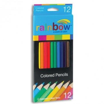 Long Colored Pencils- 12 Pack