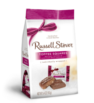 Milk Chocolate Toffee Squares