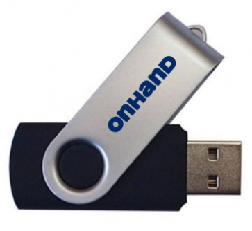 OnHand Swivel USB 3.0 Flash Drive - 4 GB