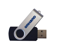OnHand Swivel USB 3.0 Flash Drive - Black