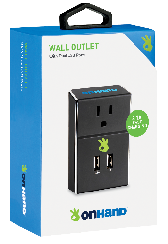 OnHand Wall Outlet- Black