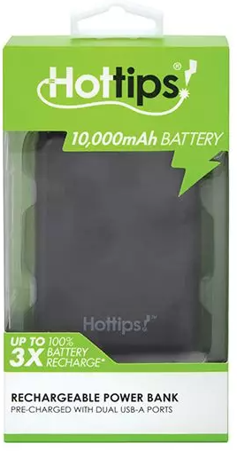 Rechargeable Power Bank with Dual USB-A Ports