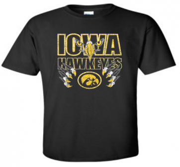 Short Sleeve Iowa Hawkeyes Talons