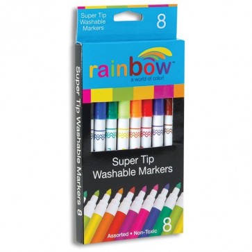 Super Tip Washable Markers- 8 Pack