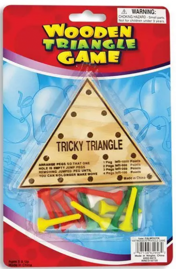 Tricky Triangle Wooden Game
