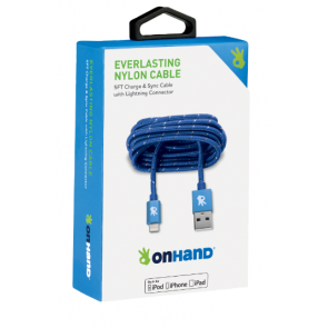 OnHand Charging Cable - Blue 5ft