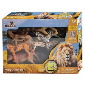 10-Piece Play Set - Wild Animals
