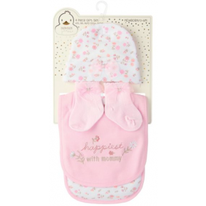 4-Piece Hat & Sock Set With Bi