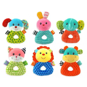 Baby Plush Ring Rattle