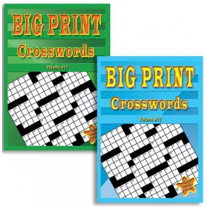 Big Print Crossword Puzzle Books