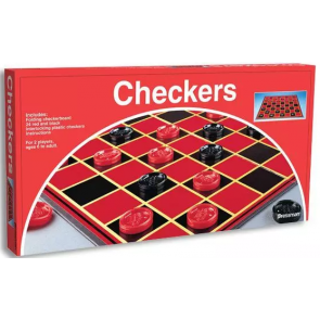 Checkers Set with Folding Gameboard