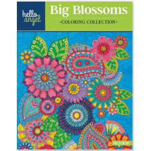 Coloring Book-Big Blossoms