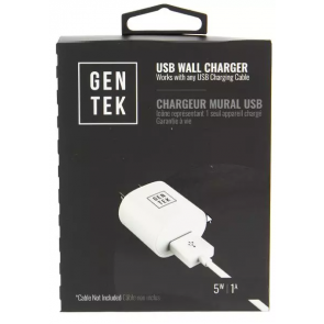 Gen Tek USB Wall Charger