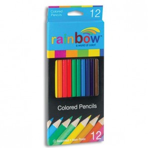 Long Colored Pencils- 12 Pack