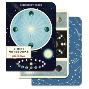 Mini Notebook Set of 3- Celestial