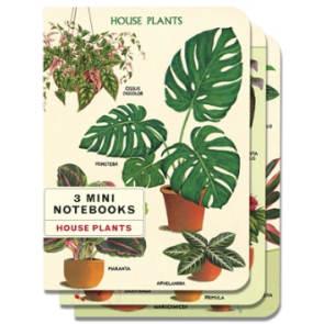 Mini Notebook Set of 3- House Plants