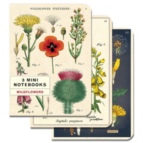Mini Notebook Set of 3- Wildflowers