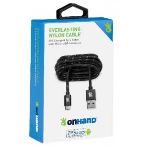 OnHand Charging Cable - Black 5ft