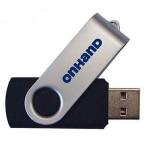 OnHand Swivel USB 3.0 Flash Drive - 4 GB