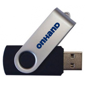 OnHand Swivel USB 3.0 Flash Drive - 8 GB