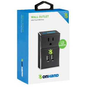 OnHand Wall Outlet- Black