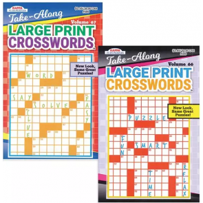 Pocket Digest Large Print Puzzle Books - Crosswords