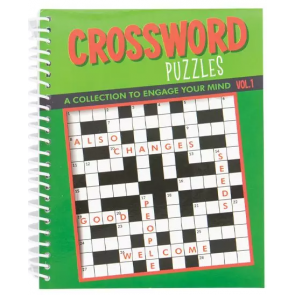 Spiral Crossword Puzzle Book