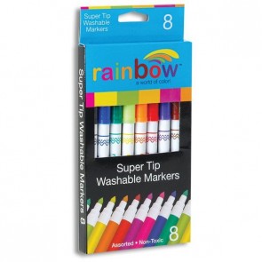 Super Tip Washable Markers- 8 Pack