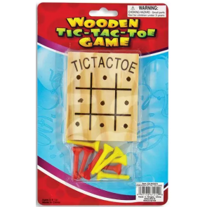 Wooden Tic Tac Toe Game